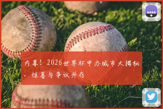 内幕！2026世界杯申办城市大揭秘，惊喜与争议并存